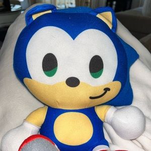 Big head Emoji Sonic smiling  + Emoji tails